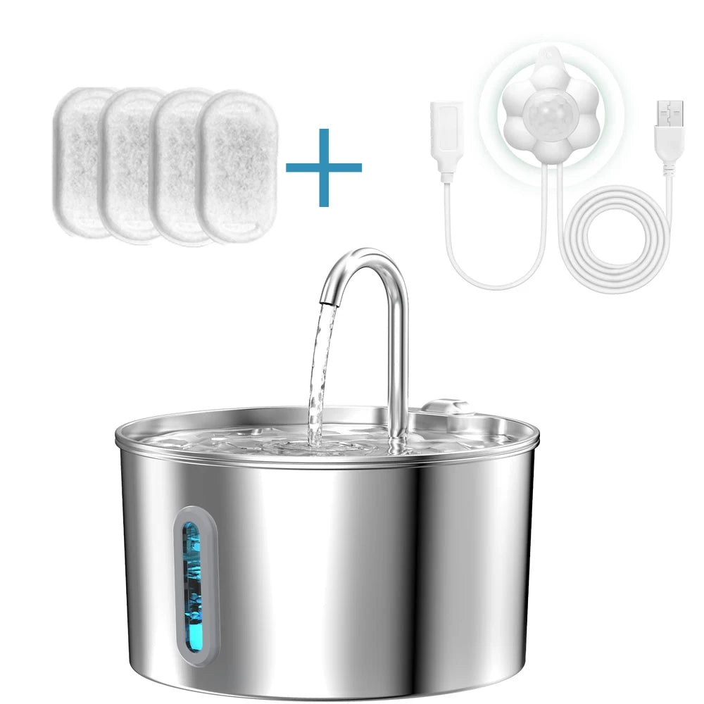 Fuente de agua automática para gatos