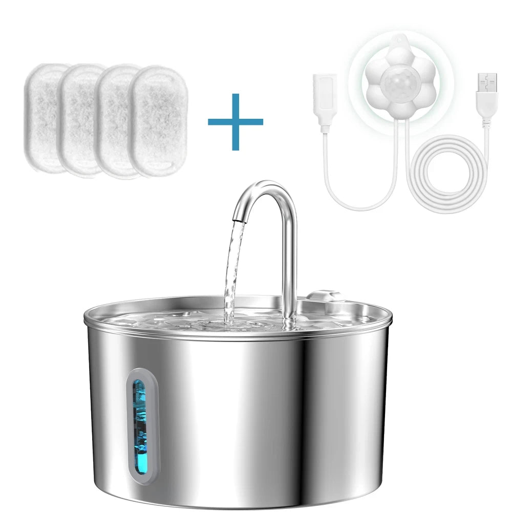 Fuente de agua automática para gatos