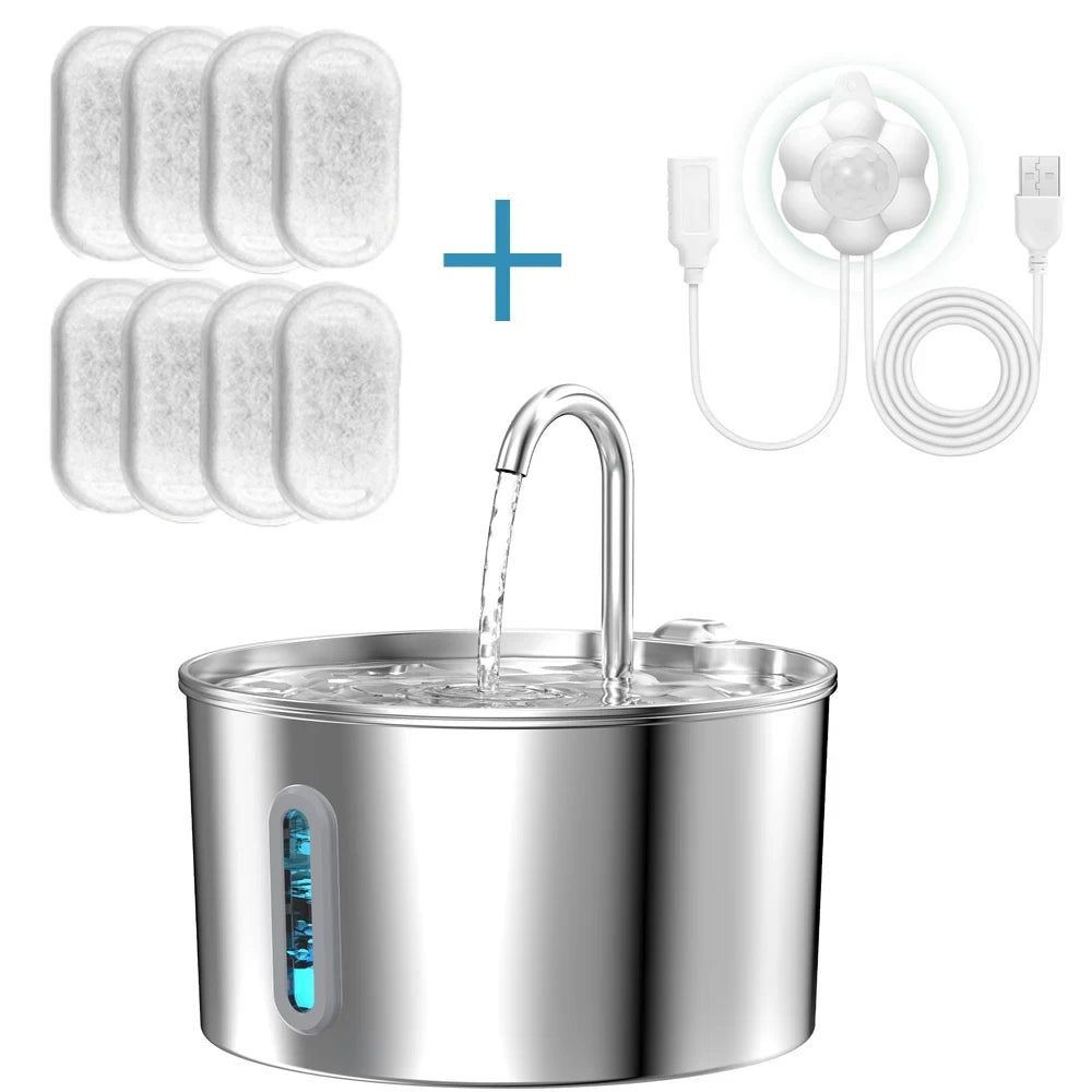Fuente de agua automática para gatos